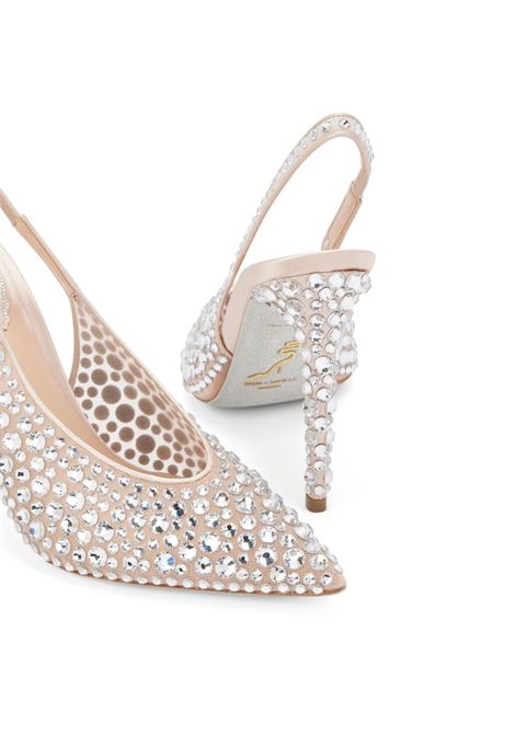Beige 105mm Gilda pumps Rene caovilla - women RENE CAOVILLA | C12291105CRINY068